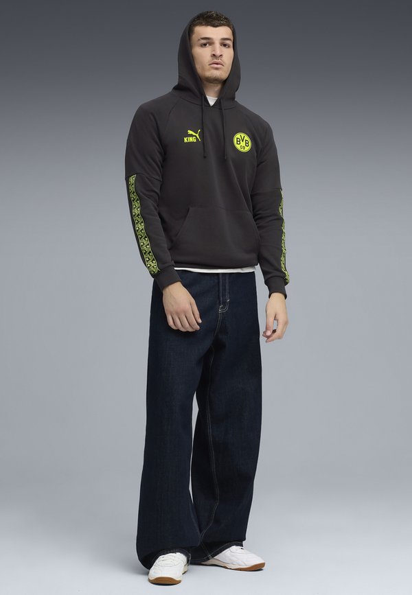 Puma BVB KING  - Hoodie - flat dark gray-yellow alert
