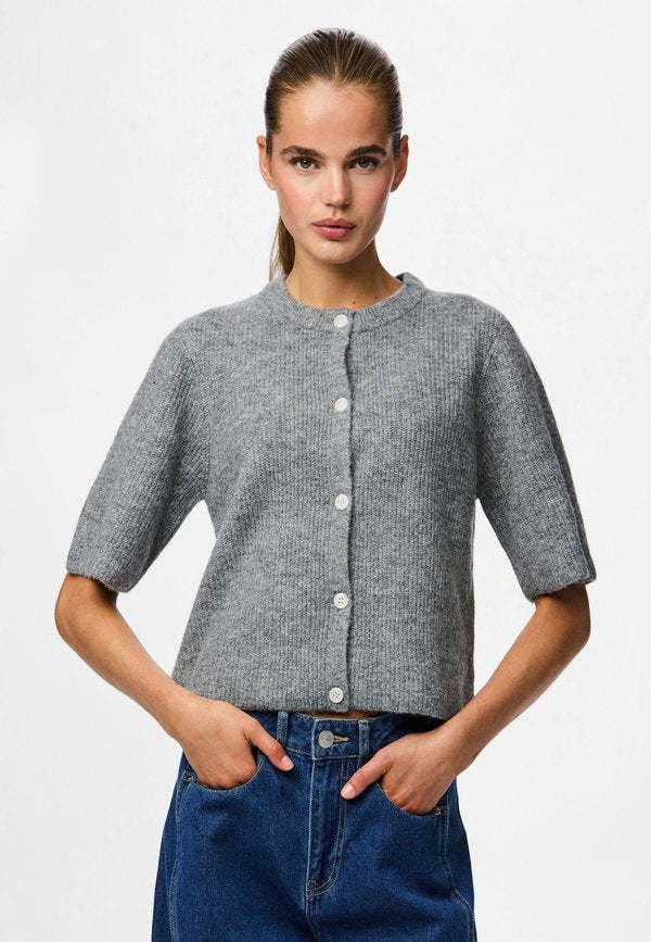 Pieces PCSILLY SS O-NECK KNIT CARDIGAN NOOS BC