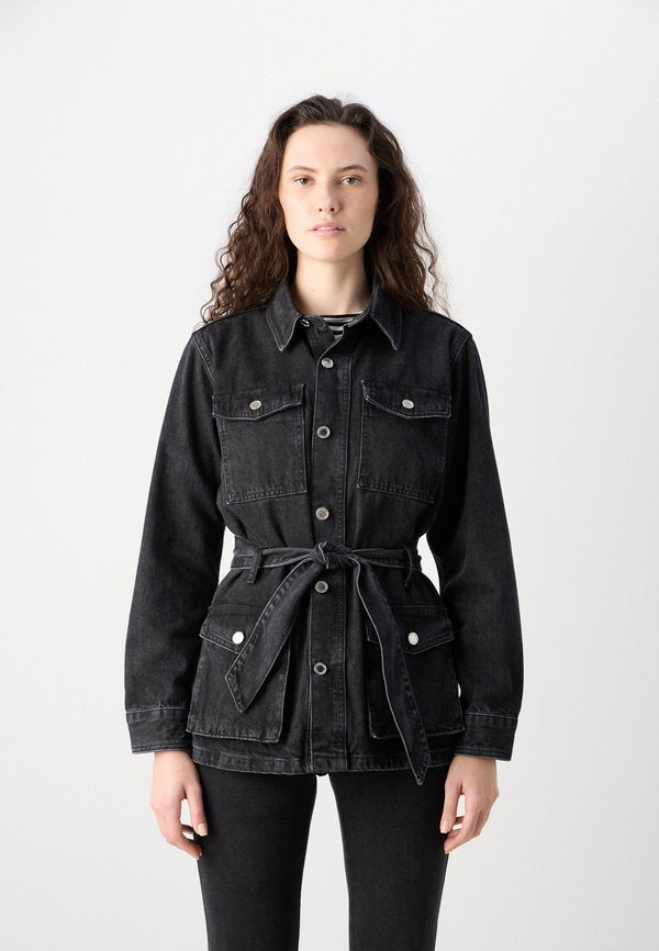 Scotch & Soda WORKED OUT CARGO JACKET WITH BELT