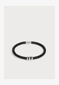 Tommy Hilfiger NAUTICAL KNOT FOR HIM - Bracelet - black/silver-coloured