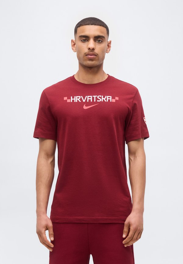 Nike Performance CROATIA MEN GRAPHIC TEE - National team wear - team red/white/university red