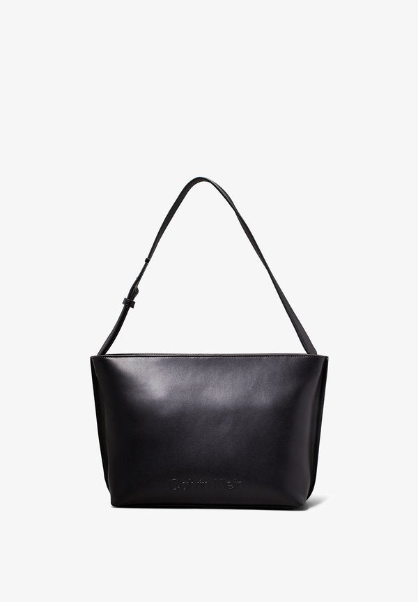 Calvin Klein EMBOSSED LOGO MEDIUM - Tote bag - ck black