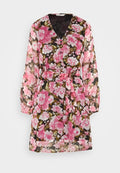 ONLY ONLSAGA V NECK BUTTON DRESS