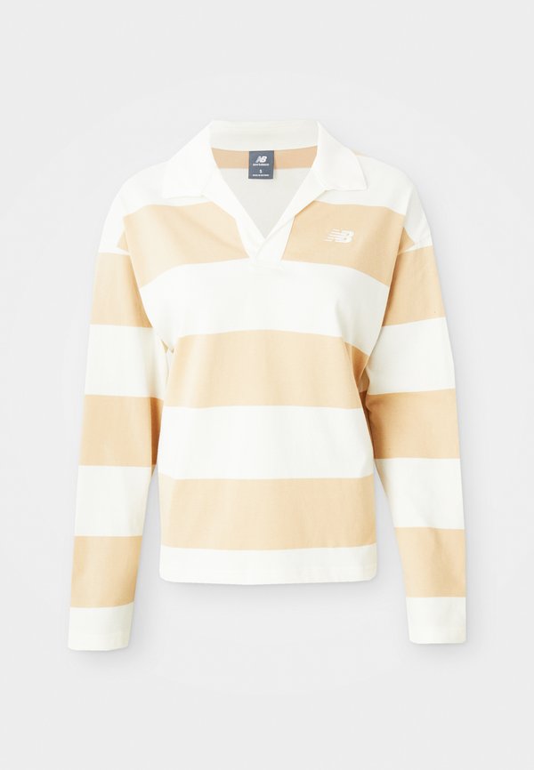 New Balance RUGBY LONG SLEEVE - Polo shirt - brown