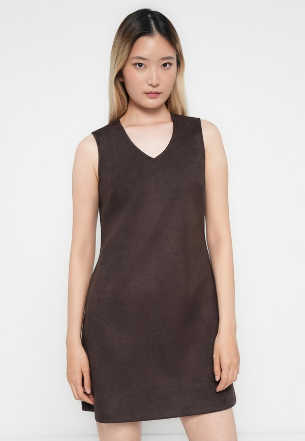 ONLY ONLYLVA LIFE FAUX SUEDE PINNY DRESS