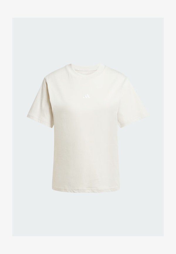 adidas Sportswear ESSENTIALS SMALL LOGO - Basic T-shirt - alumina/white