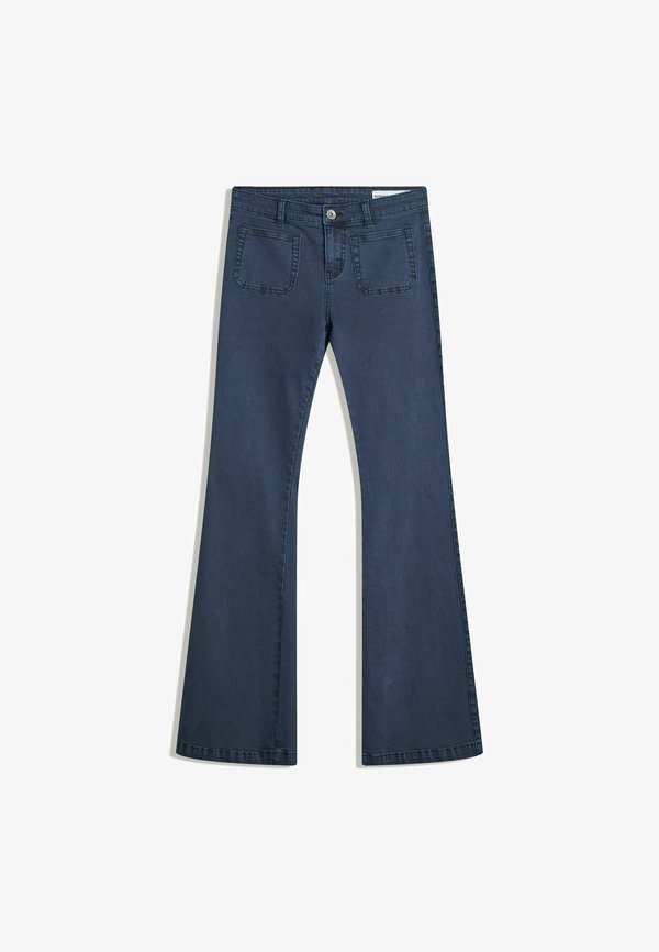 Bershka POCKET - Bootcut jeans - royal blue