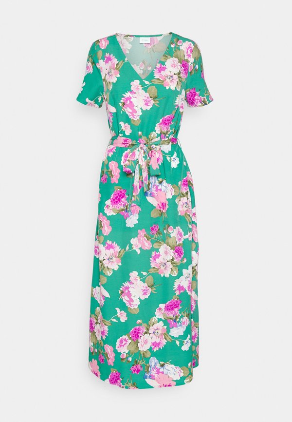 VILA Petite VIEASY V NECK MIDI DRESS
