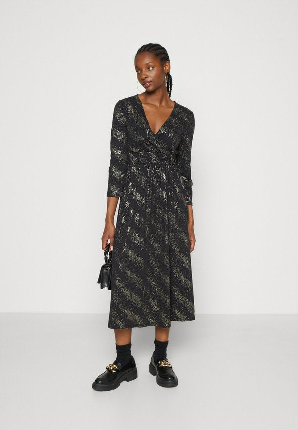 ONLY ONLNEW PELLA FOIL WRAP DRESS