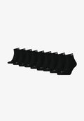 Puma MULTIPACK 9ER PACK QUARTER  DESIGN HOCH  - Socks - black