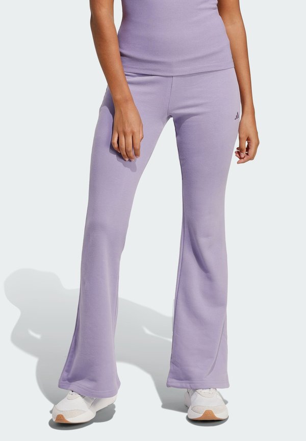 adidas Sportswear SEASONAL ESSENTIALS FLARED - Tracksuit bottoms - magic lilac