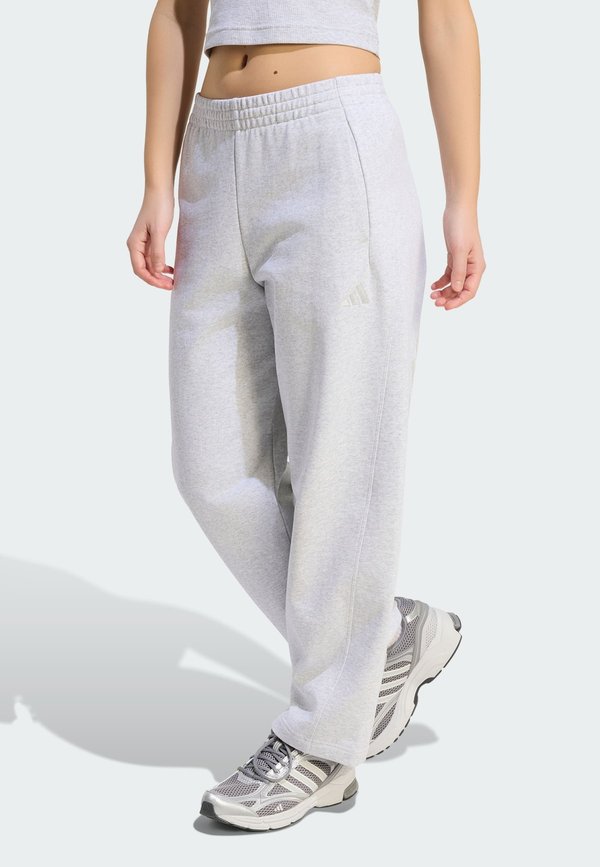 adidas Sportswear ADIDAS SPORTSWEAR W AK SL BAR PT - Tracksuit bottoms - light grey heather