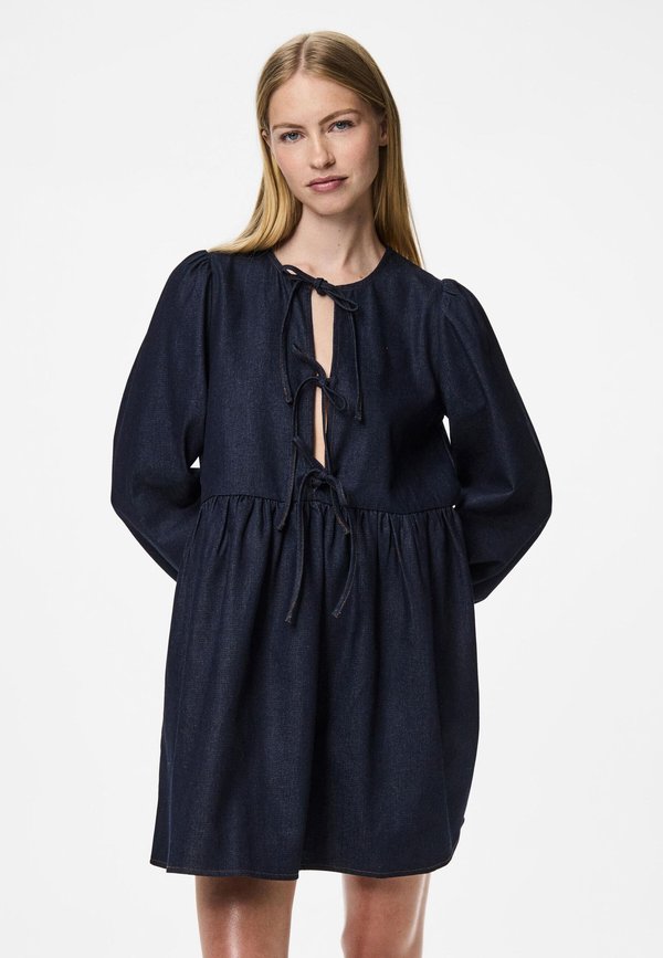 Pieces PCASTA O NECK TIE DRESS
