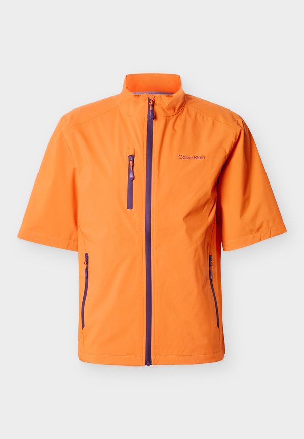 Calvin Klein Golf ACRES SHORT SLEEVE WATERPROOF JACKET - Outdoor jacket - mandarin