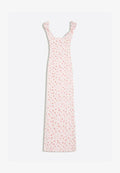 Bershka LACE CRINKLE MIDI DRESS 01250727 - Shift dress - light pink