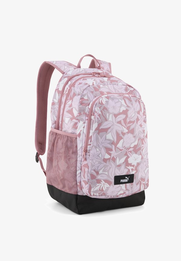 Puma PUMA ACADEMY AOP BACKPACK UNISEX - Rucksack - dusky rosewood-floral aop