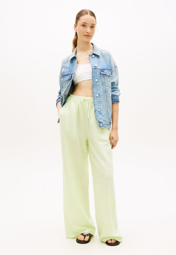 Tommy Jeans LOOSE LINEN BLEND DRAWSTRING TROUSERS