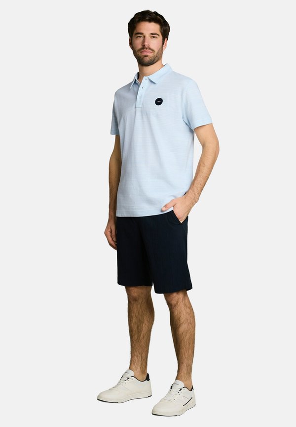 TOM TAILOR PIQUÉ POLOSHIRT MIT FEINEN STREIFEN