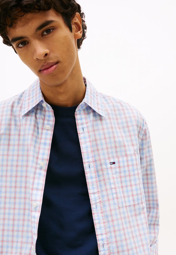 Tommy Jeans REGULAR FIT CHECK POPLIN SHIRT