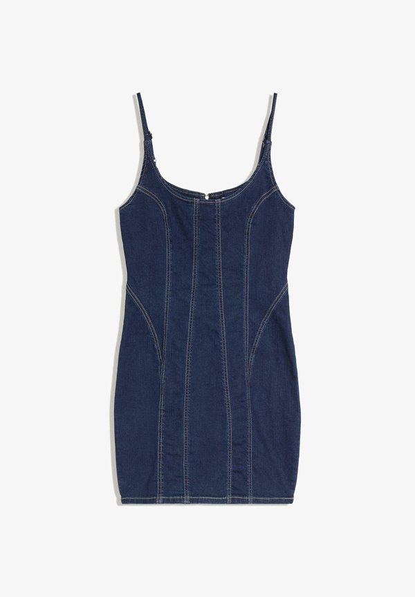 Bershka Denim dress - royal blue