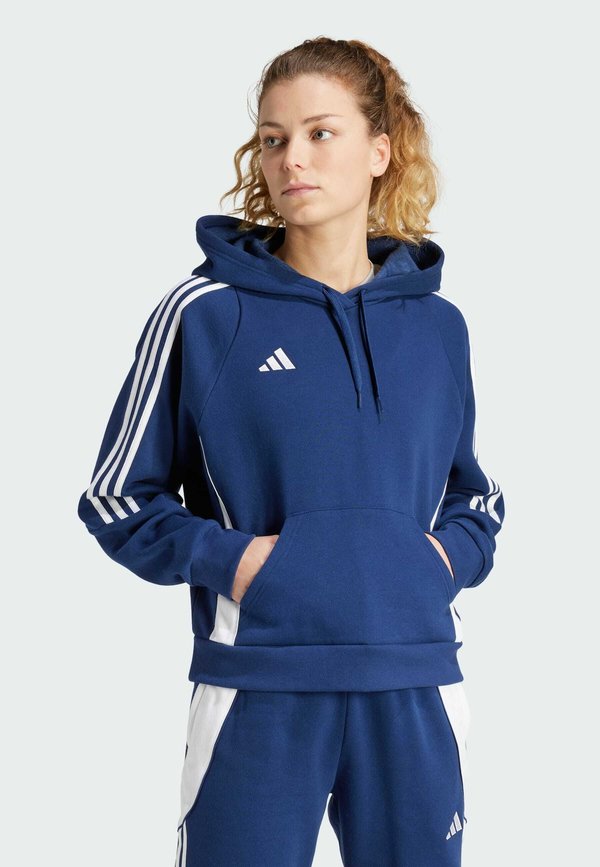 adidas Performance TIRO24 SWEAT HOODIE - Hoodie - team navy blue white