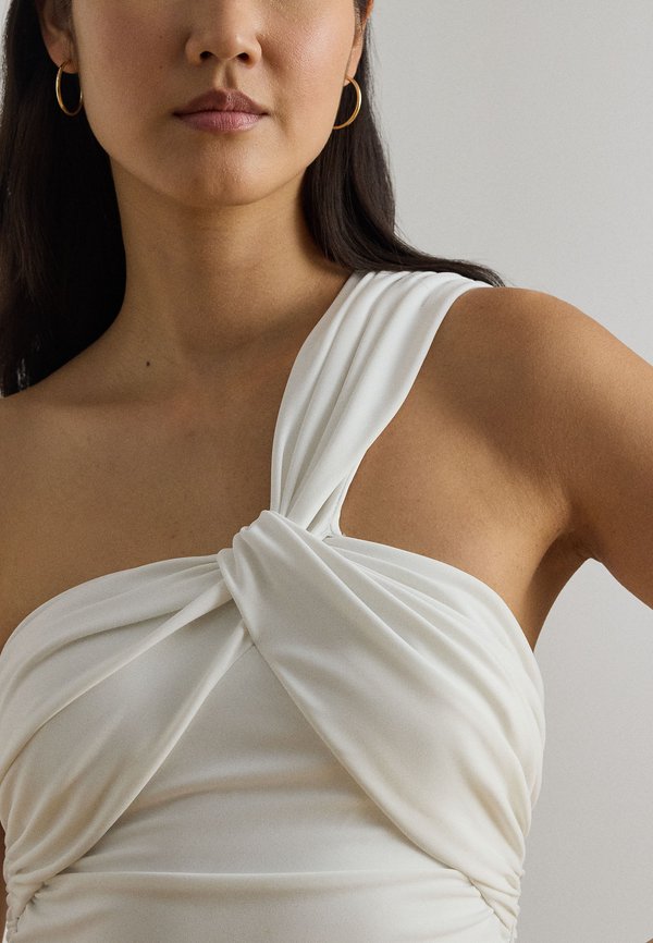 Lauren Ralph Lauren TWIST-FRONT ONE-SHOULDER COCKTAIL DRESS