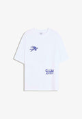 Bershka SHORT SLEEVE - Print T-shirt - white