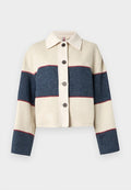 Tommy Hilfiger OVERSIZED WOOL BLEND RUGBY CROPPED JACKET
