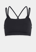 Nike Performance INDY SEAMLESS BRA - Light support sports bra - black/iron grey