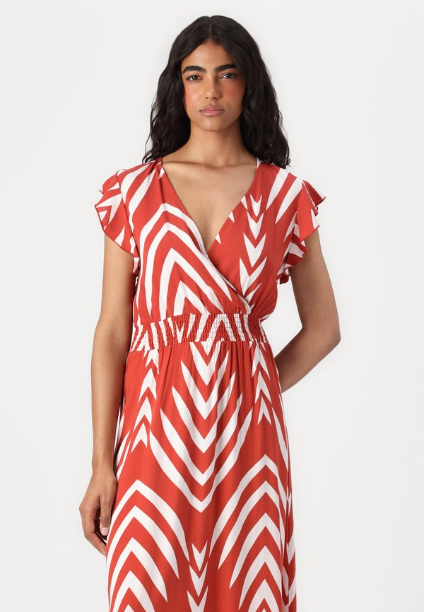 VILA VIAYA PAYA V NECK ANKLE DRESS