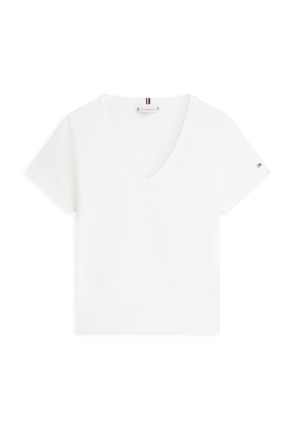 Tommy Hilfiger LINEN BLEND V-NECK T-SHIRT