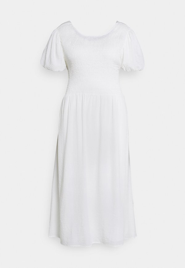 Glamorous Curve UP BACK MIDAXI DRESS WITH SHIRRED BODICE PUFF SLEEVES