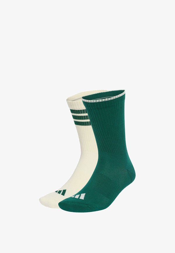 adidas Performance ADIDAS PERFORMANCE STADIUM GRAPHIC SOCK 2 PAIR PACK UNISEX - Sports socks - collegiate green/ivory/collegiate green