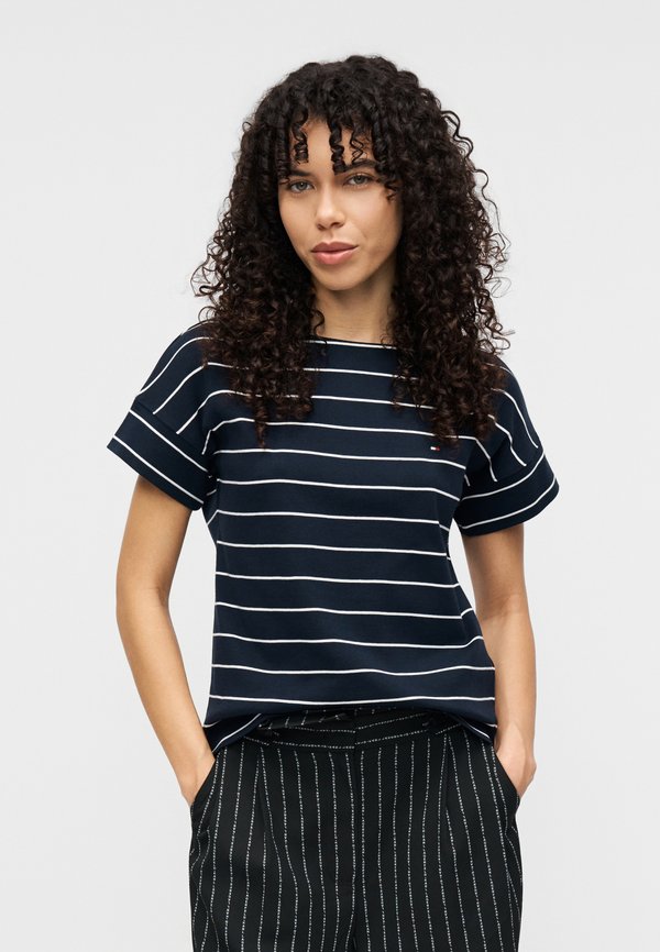 Tommy Hilfiger BOAT NECK GROWN-ON SLEEVE T-SHIRT