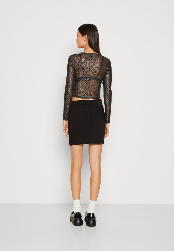 Pieces PCSKIN SLIM SHORT SKIRT