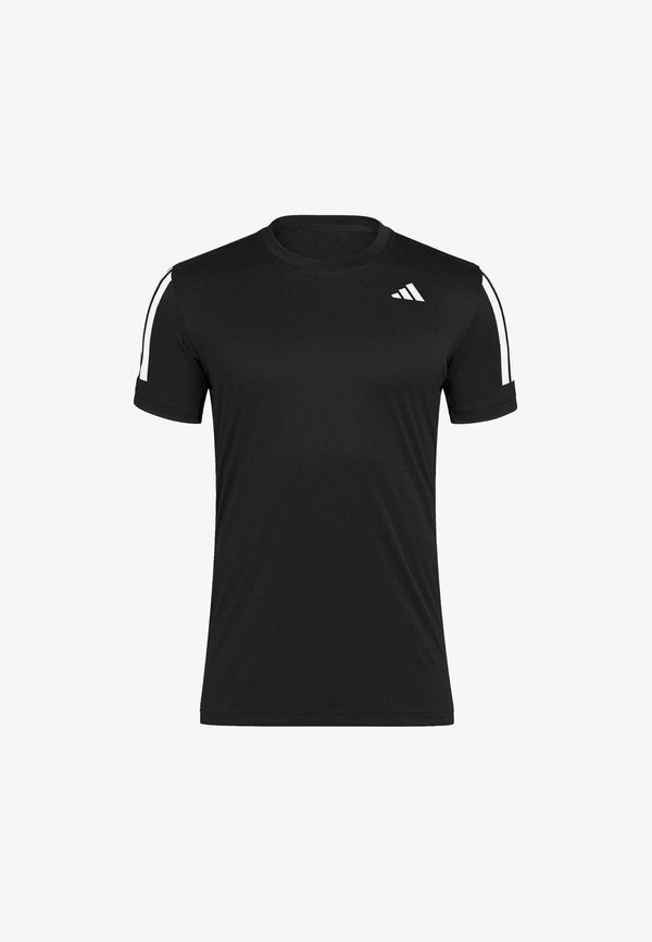 adidas Performance CLUB 3 STRIPES TEE - Sports T-shirt - black