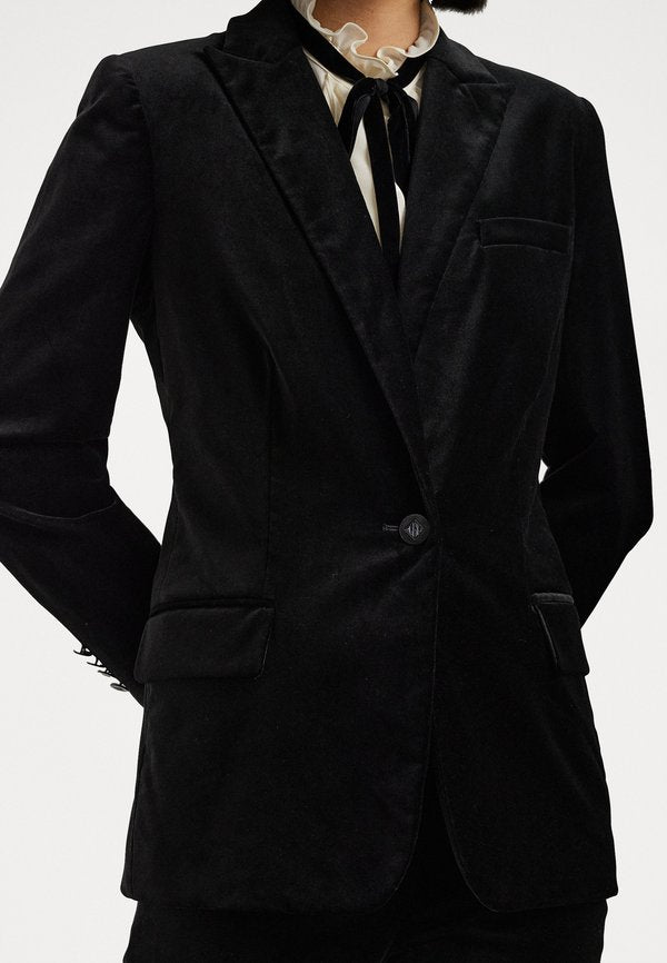 Lauren Ralph Lauren STRETCH VELVET BLAZER