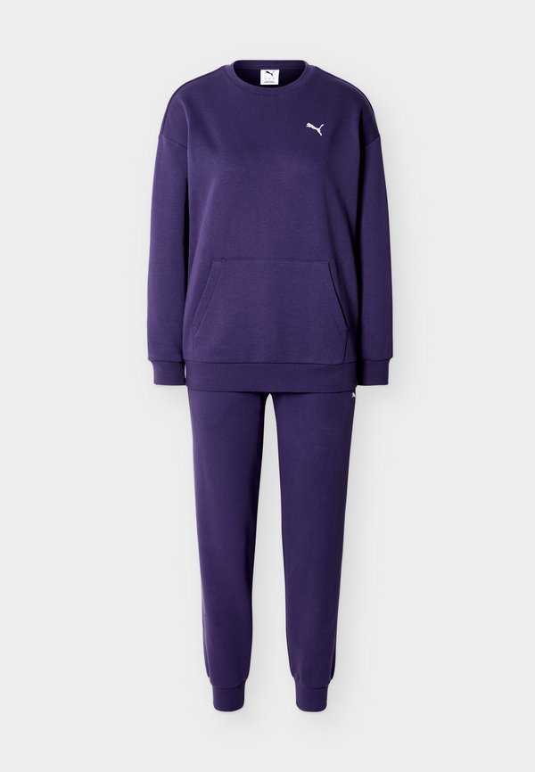 Puma RELAXED SUIT  - Tracksuit - deep plum