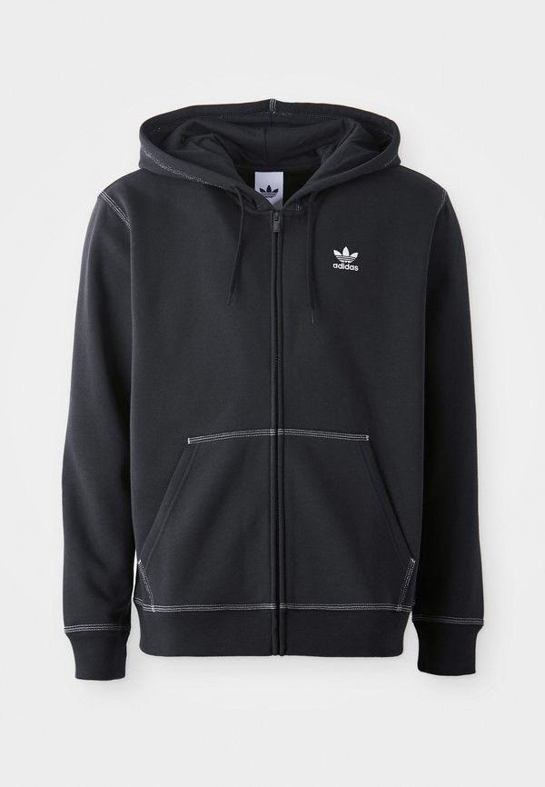 adidas Originals ESSENTIALS - Zip-up sweatshirt - black