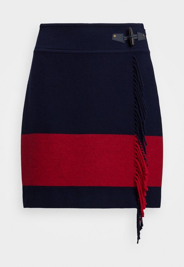 Lauren Ralph Lauren TWO TONE FRINGE TRIM MINISKIRT