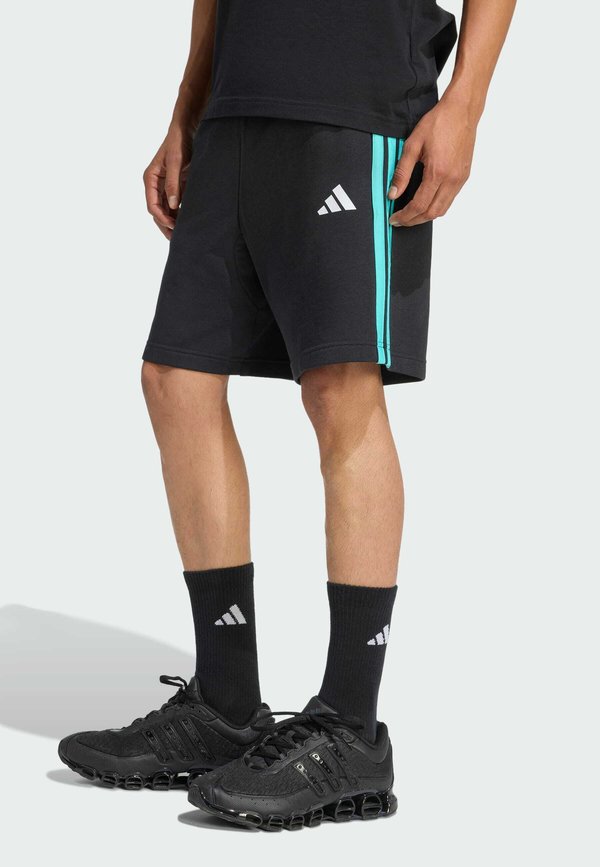 adidas Performance MERCEDES - AMG PETRONAS FORMULA 1 TEAM DNA SHORT - Sports shorts - black   semi mint rush