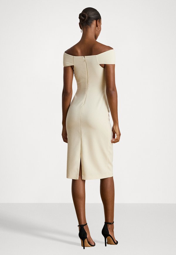 Lauren Ralph Lauren TWIST-FRONT CREPE COCKTAIL DRESS