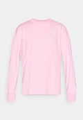 adidas Sportswear 3 STRIPES STUDIO BOYFRIEND LONSGSLEEVE - Long sleeved top - true pink