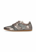 LIU JO GLOSSY LIGHT SNEAKERS WITH RHINESTONES