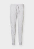 adidas Sportswear ESSENTIALS 3 STRIPES SLIM PANTS - Tracksuit bottoms - light grey heather/white