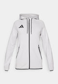 adidas Performance TIRO TRAVEL HOODIE - Zip-up sweatshirt - team light grey