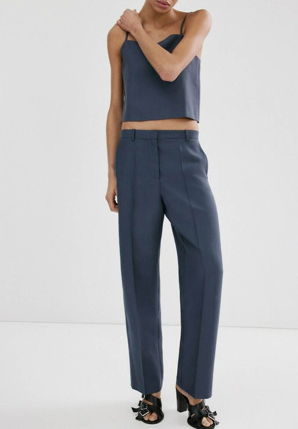 Mango Trousers - dark blue
