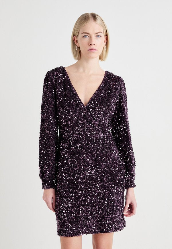 Vero Moda VMBELLA VNECK SHORT DRESS