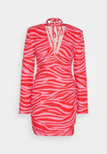 NA-KD DRAPED FRONT MINI DRESS