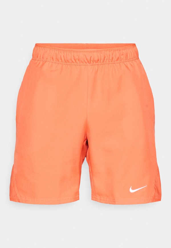 Nike Performance NIKECOURT VICTORY SHORT - Sports shorts - turf orange/white